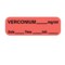 Nevs Label, Verconium 1/2" x 1-1/2" Flr Red w/Black LANT-1462D - alternate 1